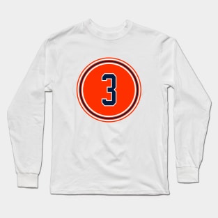 Al Hamilton Number 3 Jersey Long Sleeve T-Shirt